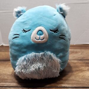 Original Squishmallows Boro The Beaver Blue 8"